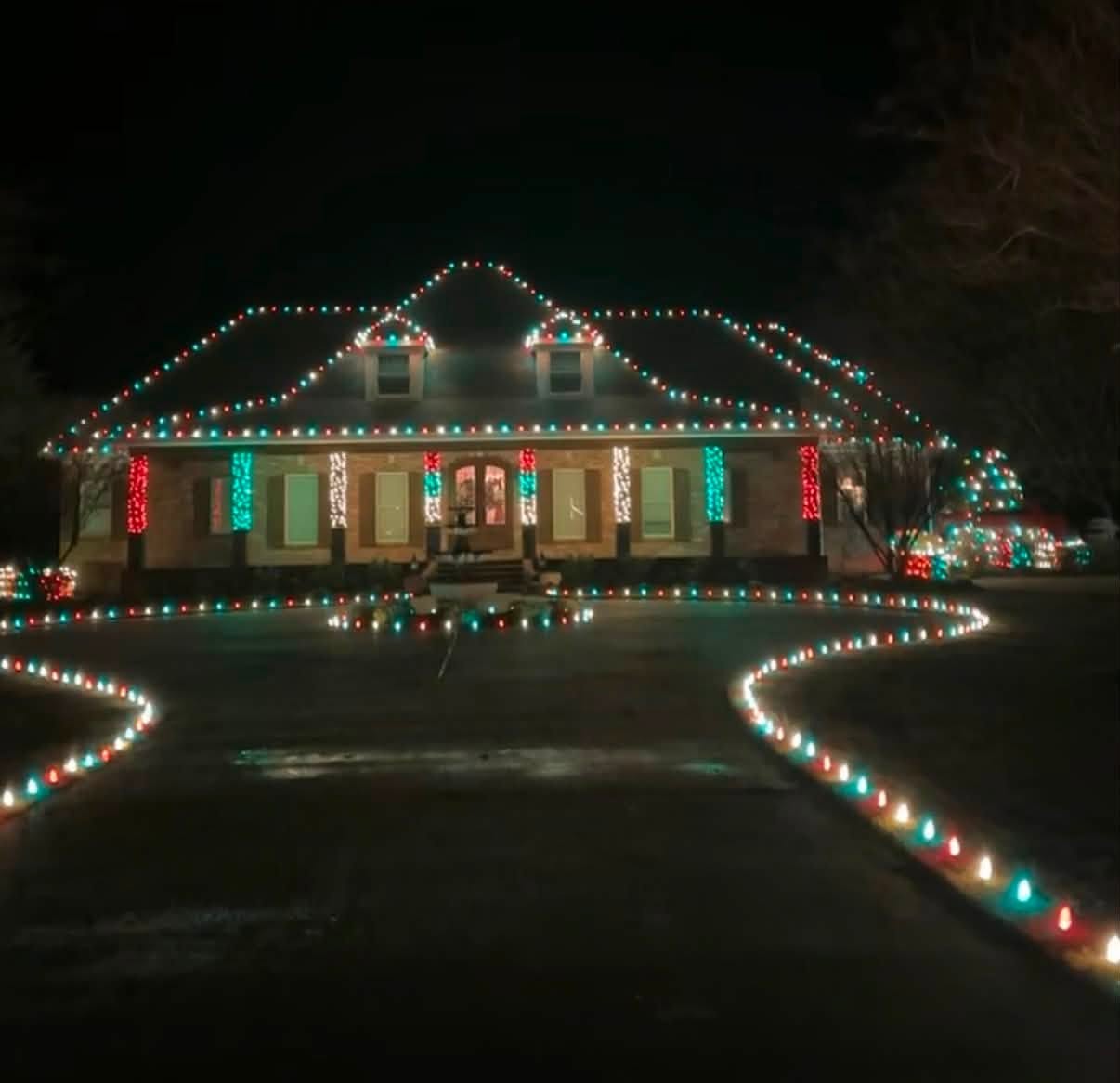 Driveway and front walk